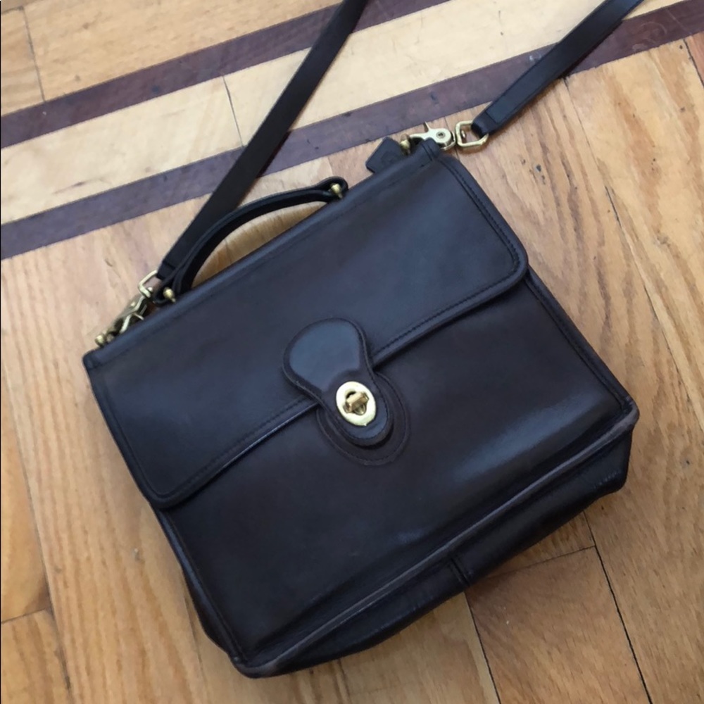 Vintage Coach messenger bag